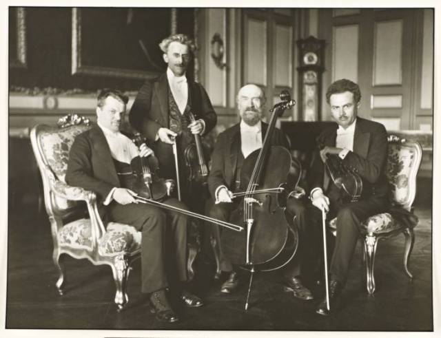 Gewandhaus Quartet 1921 by August Sander 1876-1964